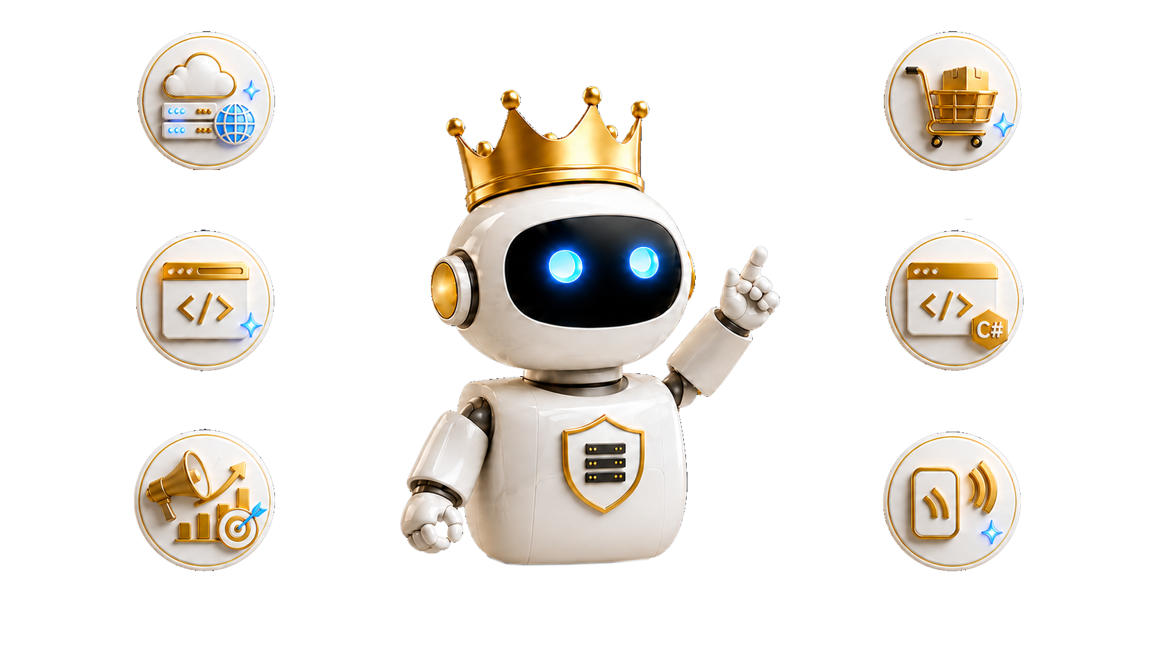 codekingweb Navigation Icon für digitale Leistungen